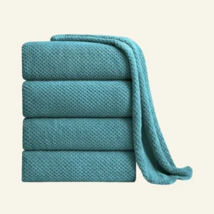 Jessy Home 4 Pack Towel Set Oversized Bath Sheet Towels 600 GSM Ultra Soft Gray Bath Towels