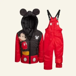 Disney Little Boys Snowsuit Set - 2 Piece Toy Story, Cars, Mickey Mouse Ski Jacket and Snow Bib (2T-7)