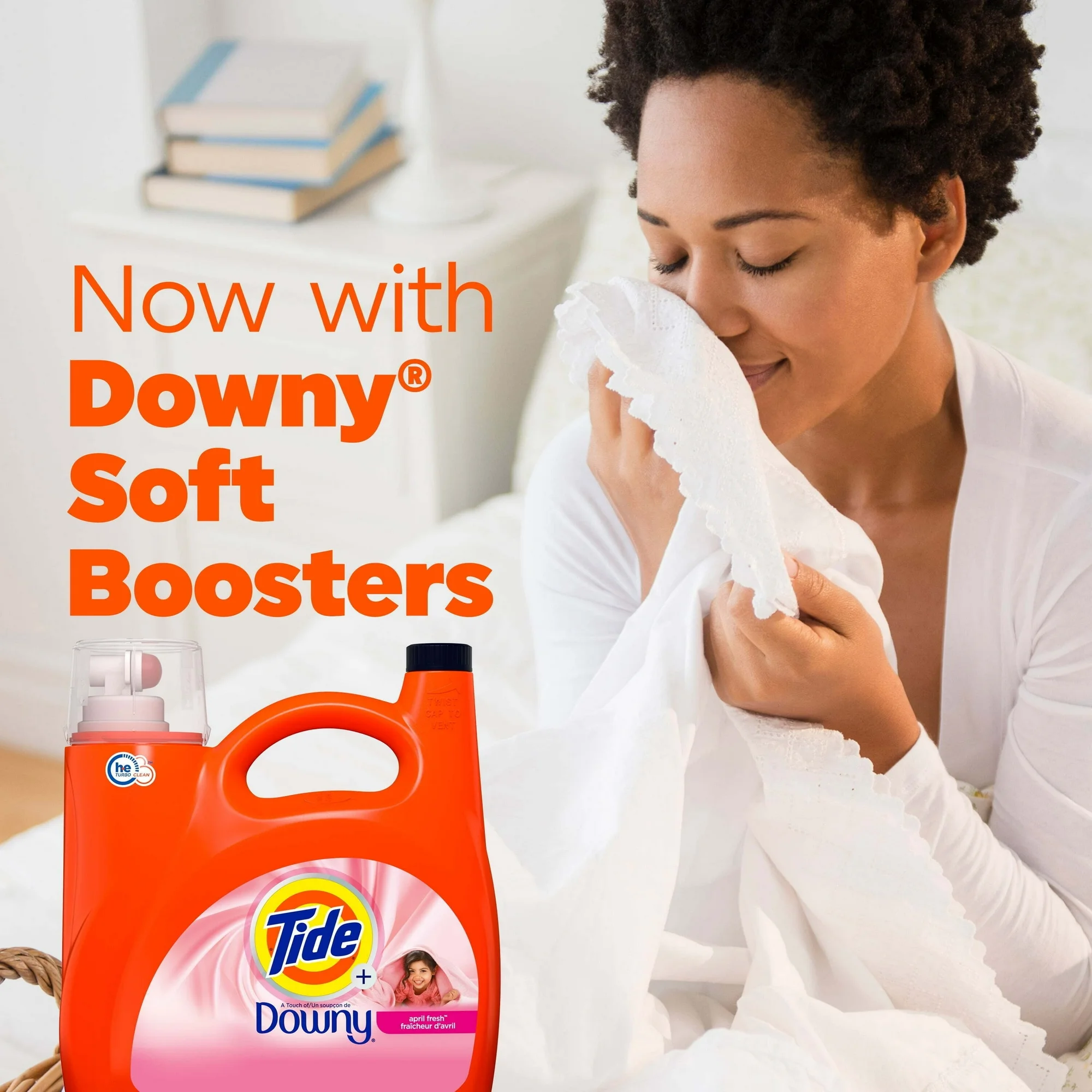 Tide Plus a Touch of Downy Liquid Laundry Detergent, April Fresh Scent, 106 Loads, 149 fl oz 2 Tide Plus a Touch of Downy Liquid Laundry Detergent, April Fresh Scent, 106 Loads, 149 fl oz - Image 2
