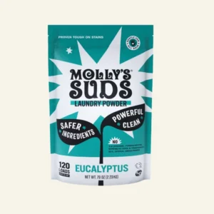 Molly's Suds Original Laundry Detergent Powder | Earth-Derived Ingredients | 120 Load (Eucalyptus)