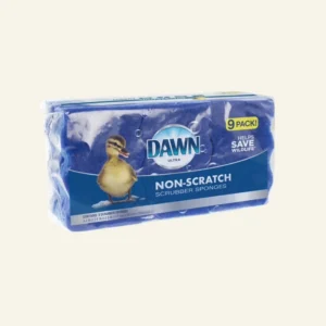 Dawn Non-Scratch Kitchen Dish Sponges, Blue (Pack of 9)