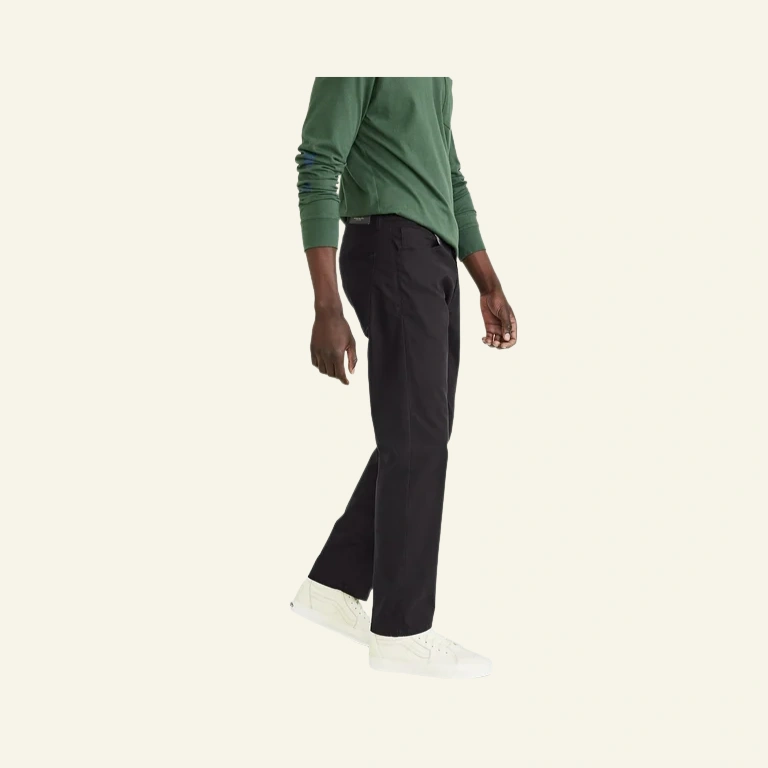 Dockers Men's 5-Pocket Straight Fit Pants with Stretch 4 Dockers Men's 5-Pocket Straight Fit Pants with Stretch - Image 4