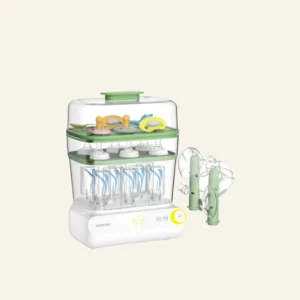 Momcozy 3 Layers Large Bottle Sterilizer and Dryer, Fast Sterilize and Dry