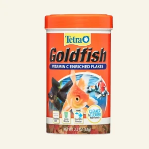 Tetra Goldfish Flakes, Balanced Diet Fish Food, Clear Water Formula, 2.2 oz.
