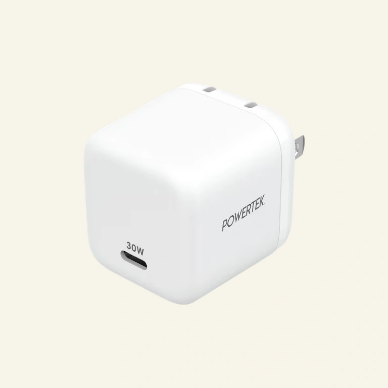 Liquipel Powertek White Type-C Fast Charging Wall Charger 30W PD USB-C for iPhone, iPad, iWatch, Galaxy, Tablet 1 Liquipel Powertek White Type-C Fast Charging Wall Charger 30W PD USB-C for iPhone, iPad, iWatch, Galaxy, Tablet