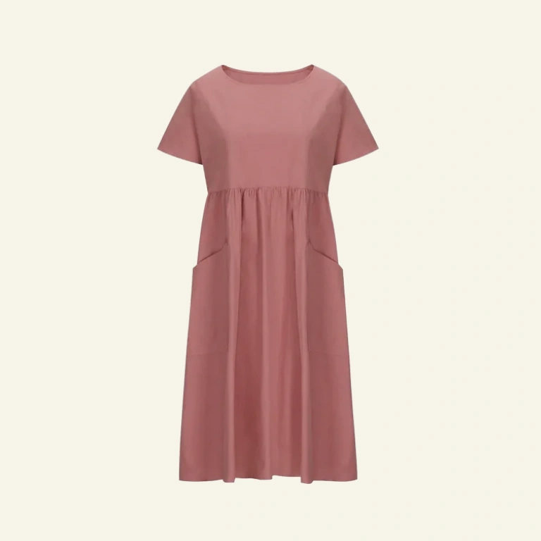 BLVB Women's Summer Short Sleeve Midi Dresses Casual Solid Color T-Shirt Dress Crewneck Beach Sundress with Pockets 4 BLVB Women's Summer Short Sleeve Midi Dresses Casual Solid Color T-Shirt Dress Crewneck Beach Sundress with Pockets - Image 4