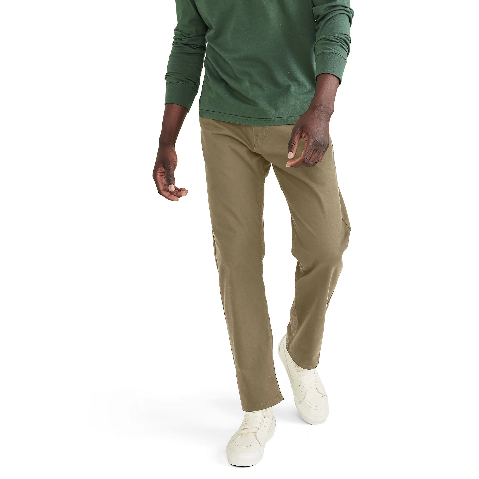 Dockers Men's 5-Pocket Straight Fit Pants with Stretch 3 Dockers Men's 5-Pocket Straight Fit Pants with Stretch - Image 3